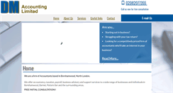 Desktop Screenshot of dmaccounting.co.uk